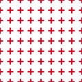 Tile cross plus pastel red and white vector pattern eps 10