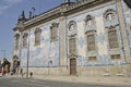 Tile facade of Carmo church Royalty Free Stock Photo