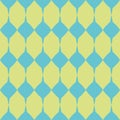 Tile green and blue vector pattern Royalty Free Stock Photo