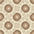 vector tile mosaic floor, stone background Royalty Free Stock Photo