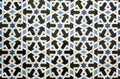 Tiles of Al Andalus. Alcazar of Seville Spain. Arab pattern decoration