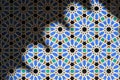 Tiles of Al Andalus Alcazar of Seville Spain. Arab pattern decoration