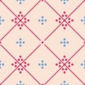 Tile pastel decorative floor tiles vector pattern or seamless background