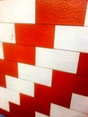 Tile patterrn on wall oh house Royalty Free Stock Photo