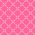 Tile pink vector pattern or quilted background