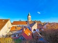 The skyline of Szentendre, Hungary Royalty Free Stock Photo