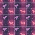 Tile - Constellations Figures (#2) 3x3 Multiple. Tileable illustration. Generative AI (Real 300 DPI)