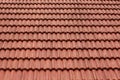 Tile roof. Italian red tile roof for background.
