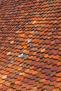 Tile roof sloped Royalty Free Stock Photo