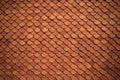 Tile roof texture , process in vintage style Royalty Free Stock Photo