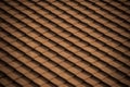 Tile roof texture surface vintage style Royalty Free Stock Photo