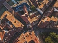 Tile roofs in Annecy, Europe, France