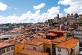 Tile roofs of Porto, Portugal Royalty Free Stock Photo