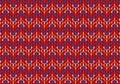 Tile sailor pattern with red anchor on white and blue stripes background Royalty Free Stock Photo