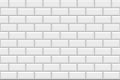 Tile seamless background. Subway brick wall. Vector illustration Royalty Free Stock Photo
