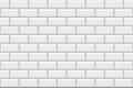 Tile seamless background. Subway brick wall. Vector illustration Royalty Free Stock Photo