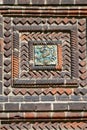 The tile of the Temple of the Beheading of John the Baptist in the city of Yaroslavl, Russia