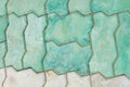 tile texture stones Square. Stone paving texture. Abstract structured background. Royalty Free Stock Photo