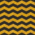 Tile vector pattern with black stripes and gold background Royalty Free Stock Photo