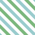 Tile vector pattern with mint green, blue and white stripes background Royalty Free Stock Photo