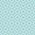 Tile vector pattern or mint green and white background Royalty Free Stock Photo