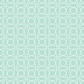 Tile vector pattern or mint green and white wallpaper background Royalty Free Stock Photo