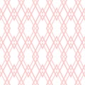 Tile vector pattern or pink and white wallpaper background Royalty Free Stock Photo