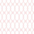 Tile vector pattern or pink and white wallpaper background Royalty Free Stock Photo