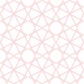 Tile vector pattern or pink and white wallpaper background Royalty Free Stock Photo