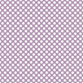 Tile vector pattern with white polka dots on pastel violet pink background Royalty Free Stock Photo