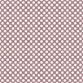 Tile vector pattern with white polka dots on pastel violet pink background Royalty Free Stock Photo