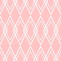 Tile white and pastel pink background or vector pattern