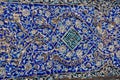 Tile working details of Blue Mosque, Tabriz, Iran