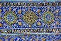 Tile working details of Blue Mosque, Tabriz, Iran