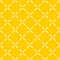 Tile yellow vector pattern with quilted background