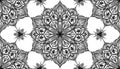 Mandala Flower Pattern - Tileable Background