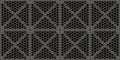 Tileable industrial rusted scratched metal grate or grille bulkhead panel pattern