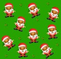 Tileable Santa Background 2 Royalty Free Stock Photo