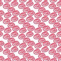 Tileable vector pattern with flowers roses. Seamless continuous illustration. Hand drawn art modern