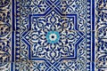 Tiled background with oriental ornaments