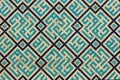 Tiled background, oriental ornaments from Uzbekist