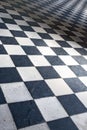 Tiled floor