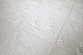 Tiled Floor and water droplets