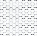 Tiled graphene sheet model Royalty Free Stock Photo