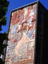 Tiled Mural in Burnley in Lancashire England