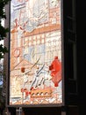 Tiled Mural in Burnley in Lancashire England