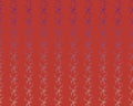 Tiled pattern of colorful lightning crackles on a red background. Royalty Free Stock Photo