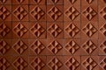 Tiled pattern for continuous replicate red brick wall