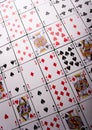 Tiled playing cards Royalty Free Stock Photo