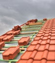 Tiled Roof Royalty Free Stock Photo